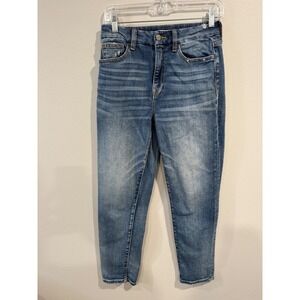 Willow + Root Womens‎ Jeans Medium Wash Distressed Ripped High Rise size 27
